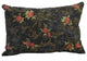 17" Jacquard Throw Pillows With Inserts, Set of 2, Midnight Rosebud