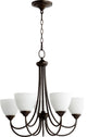 Brooks 5-Light Chandelier, Oiled Bronze