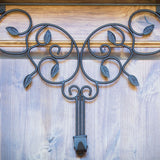 Adjustable Wreath Hanger for Door Ivy, Brown