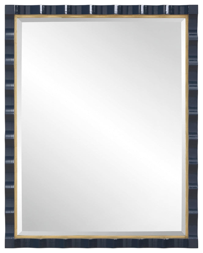 Uttermost Gulf Navy Blue Mirror