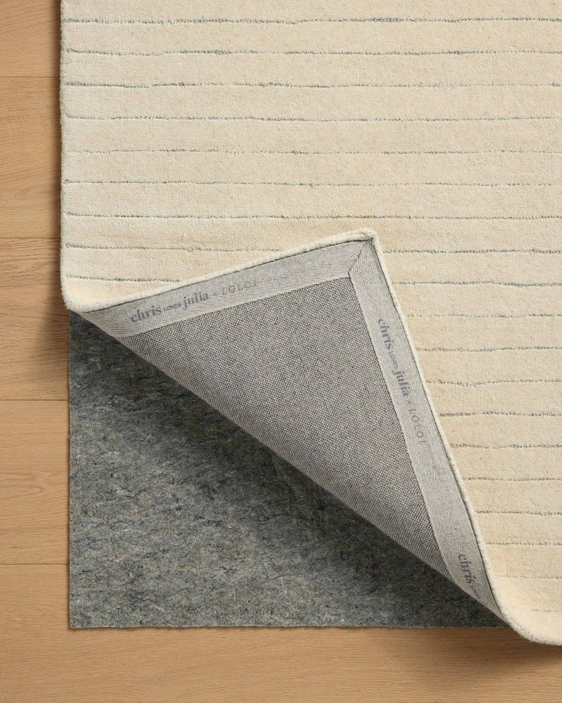 Chris Loves Julia x Loloi Henry Ivory / Dove 5'-0" x 7'-6" Area Rug