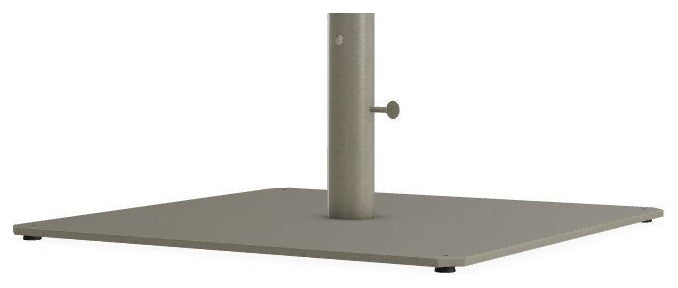 24" Square Powdercoated Steel Umbrella Base, Storm