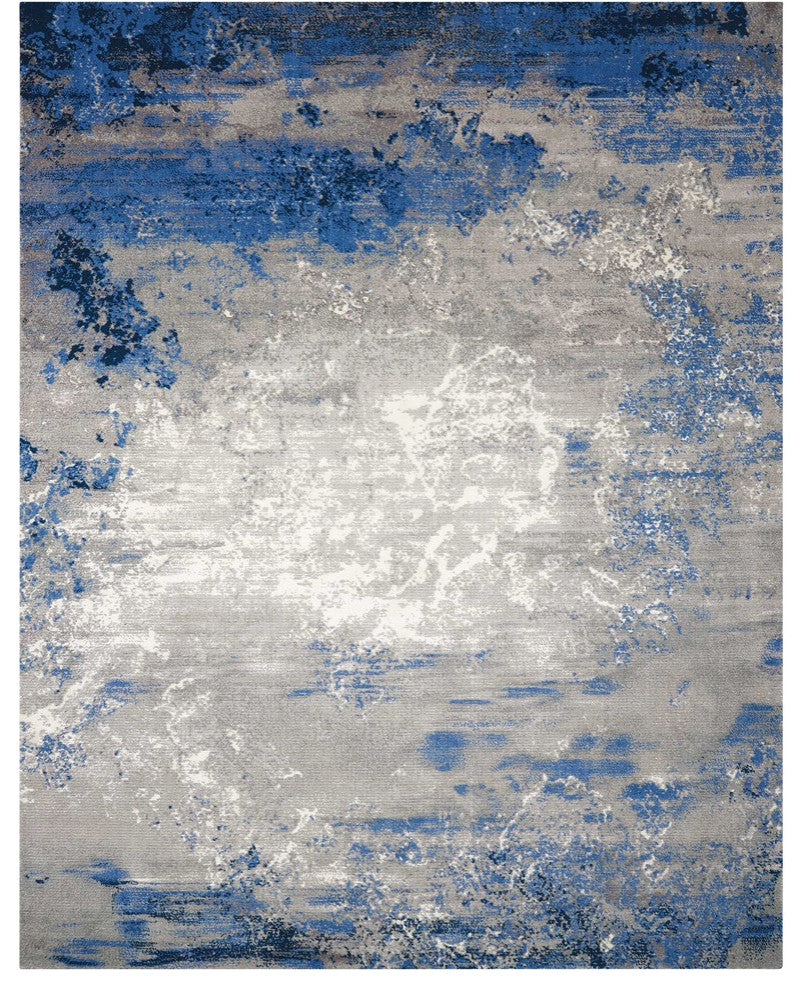 Nourison Twilight Blue/Gray Area Rug, 8'6"x11'6"