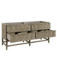 Emmeline 72" Double Vanity, Pebble Oak, Base Only - No Top