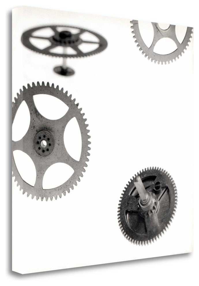 "Retro - Gears - 5" By Alan Blaustein, Giclee Print on Gallery Wrap Canvas