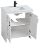 Home Living 30" Single Bathroom Vanity, White