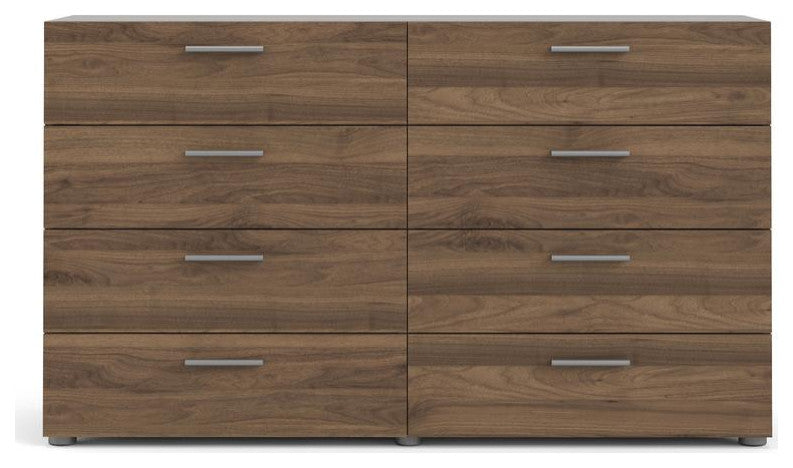 Austin 8 Drawer Double Dresser, Walnut