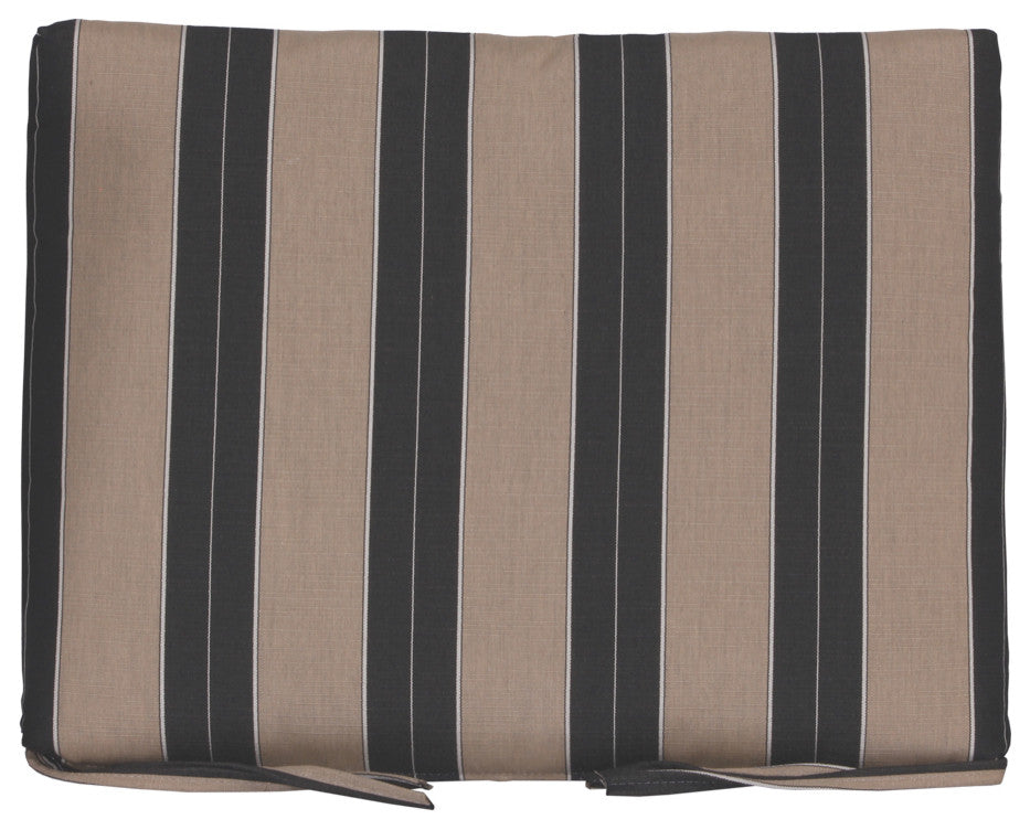 Outdoor Seat Cushion, Berenson Tuxedo, 2 Foot