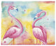 "Bright Flamingos II" Digital Paper Print by Elyse DeNeige, 30"x24"