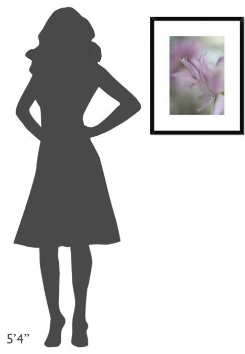 "In Pink Delight" Framed Digital Print by Heidi Westum, 19x24"