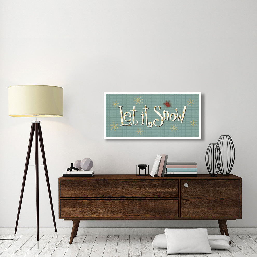 "Snowmen Season VI" Digital Paper Print by Anne Tavoletti, 46"x22"
