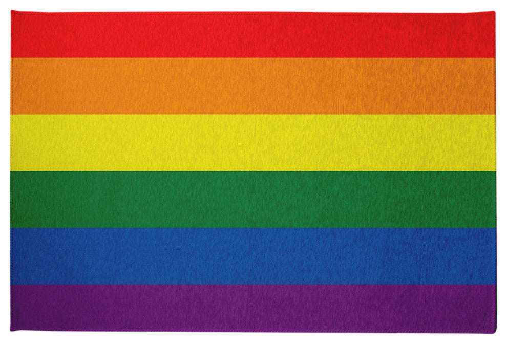 Pride Chenille Rug, Pride, 2'x3'