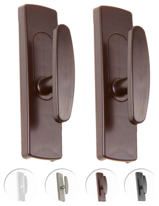 Wall Hooks with Screws, Set of 2, Cocoa