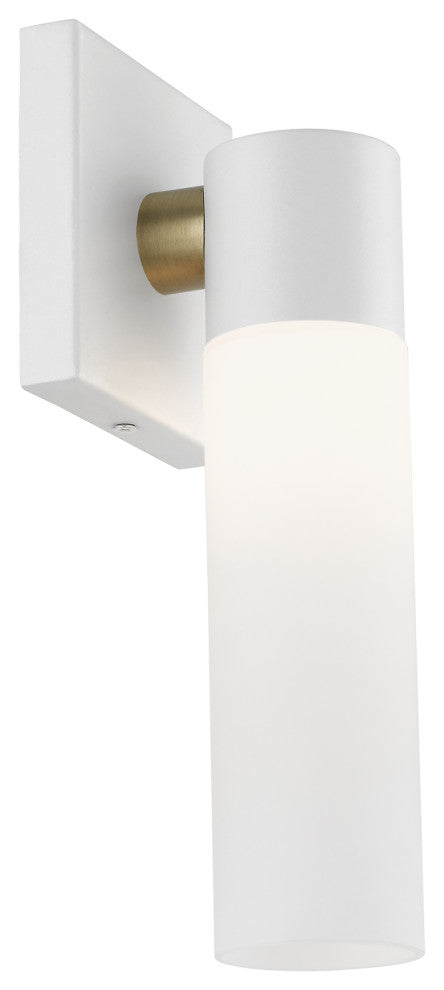 Livex Lighting Textured White ADA Single Sconce