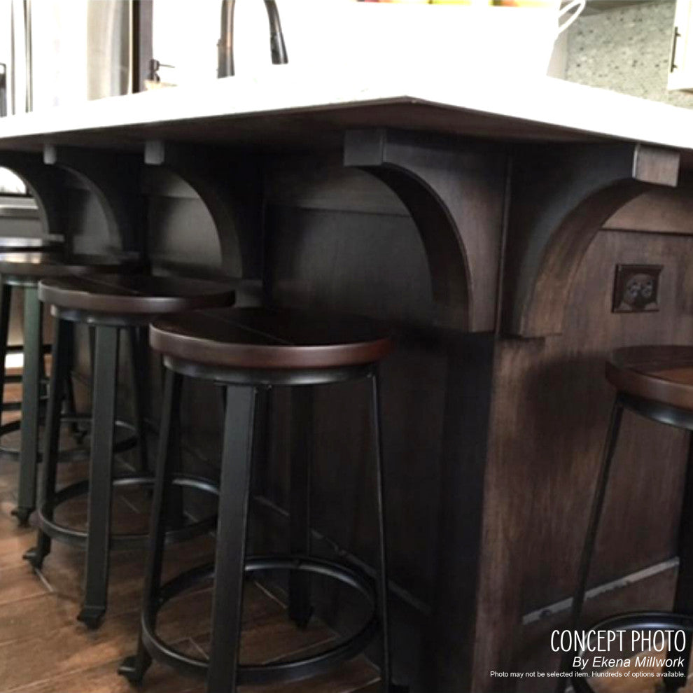 1 3/4"W x 4"D x 8"H Clarksville Bracket, Walnut