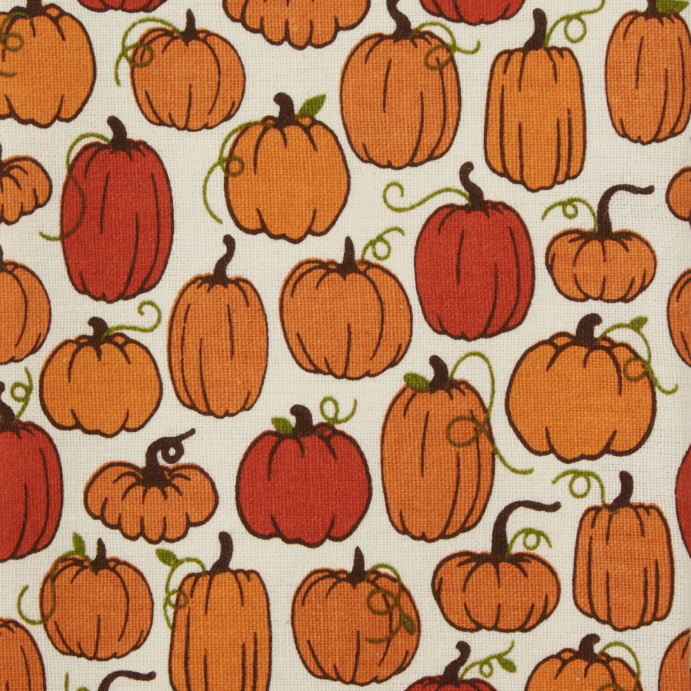 Assorted Thankful Check Pumpkin Dishtowel (Set of 3)