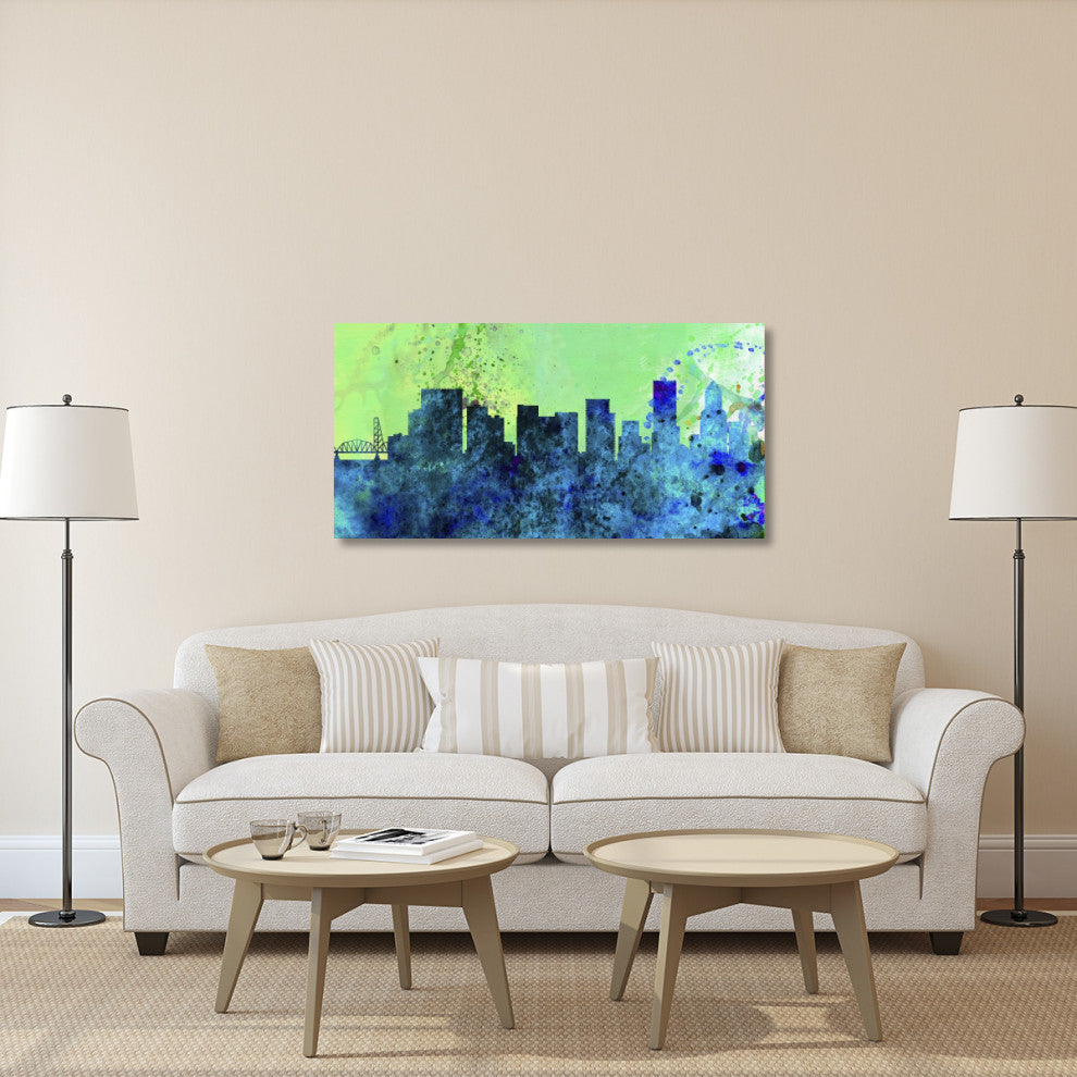 "Portland City Skyline" Fine Art Print