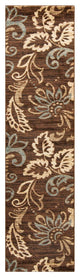 Surya Riley RLY-5022 6'7"x9'6" Rug, Dark Brown/Pear/Medium Gray/Black/Tan/Camel