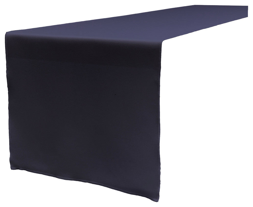 LA Linen Polyester Poplin Table Runner 14"x108", Navy