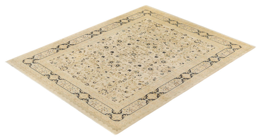 Mogul, One-of-a-Kind Hand-Knotted Area Rug Ivory, 9'3"x11'9"