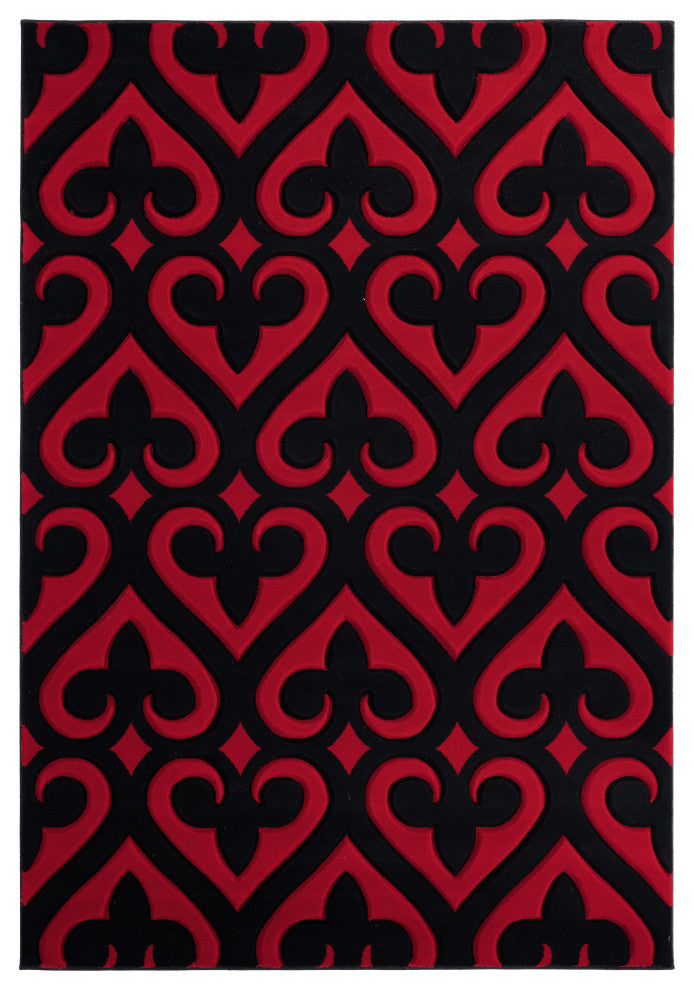 United Weavers Bristol Heartland Red Area Rug 5'3x7'6