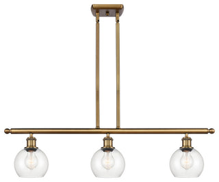 Innovations 516-3I-BB-G122-6-LED 3 Light Island Light, Brushed Brass