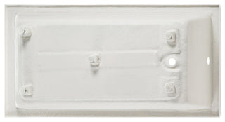 Voltaire Acrylic Bathtub with Integral Tile Flange, 66" x 32", Right Hand Drain