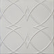 19.6"x19.6" Styrofoam Glue Up Ceiling Tiles R23 Platinum