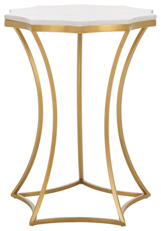 Safavieh Starbella Accent Table, White/Gold