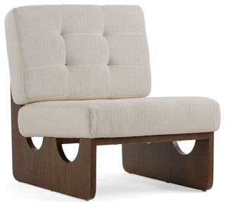 Modrest Kaylie Contemporary Off White Accent Chair