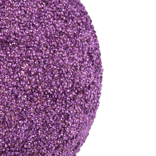 Vickerman Beaded Ball Drilled, Mauve, 8"