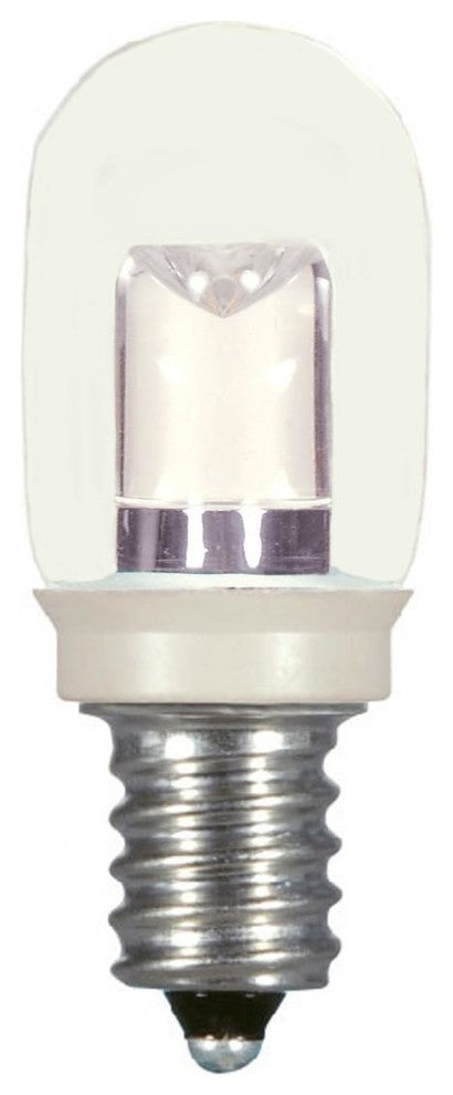 0.8W T6 Led 120V Clear E12 Candelabra Base 2700K Warm White