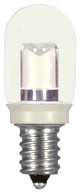 0.8W T6 Led 120V Clear E12 Candelabra Base 2700K Warm White