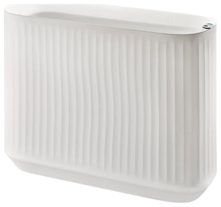 TruDrop Self-Watering Modular Privacy Planter Box, White, 40"x14"x30"H