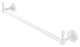 Sag Harbor 18" Towel Bar with Integrated Hooks, Matte White