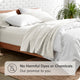 Bare Home 1800 Microfiber Sheet Set, Ivory, Split King