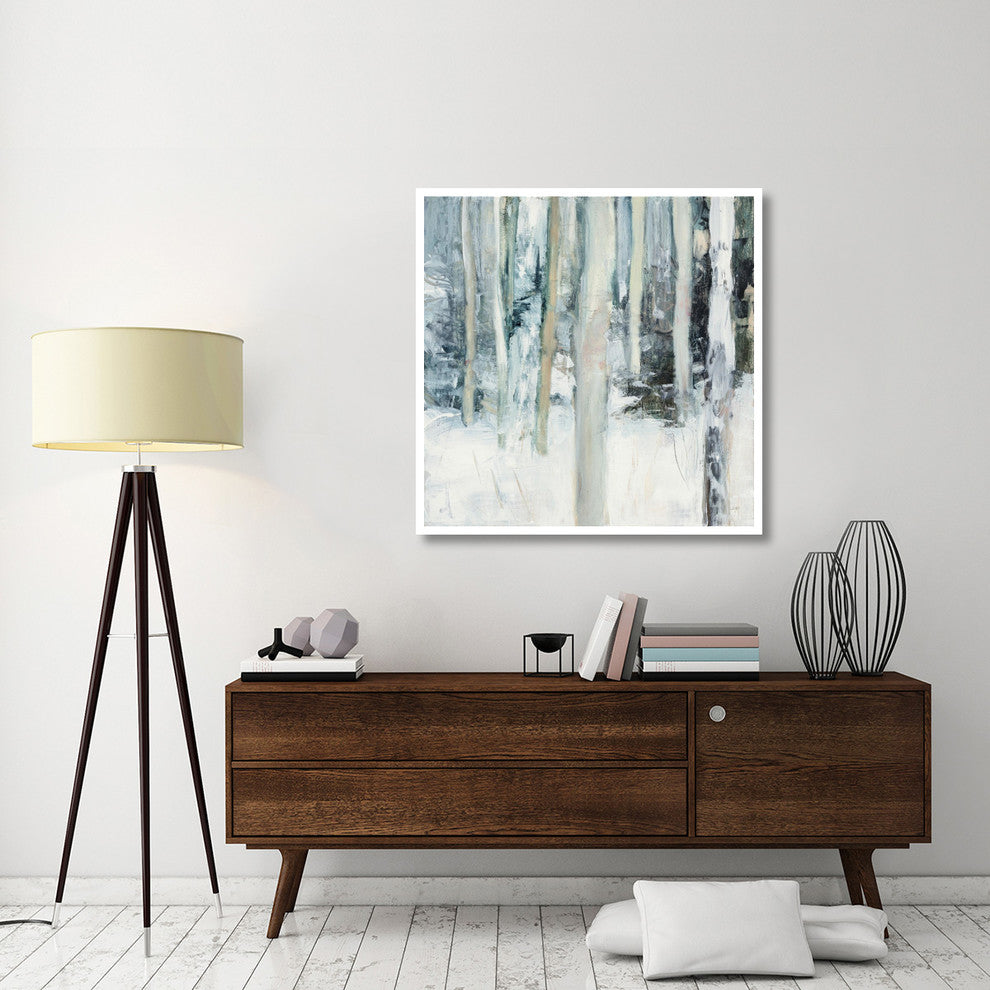 "Winter Woods I" Digital Paper Print by Julia Purinton, 42"x42"
