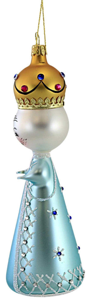 De Carlini Vintage Style Nativity King Ornament Italian Magi Vn9015 Aqua