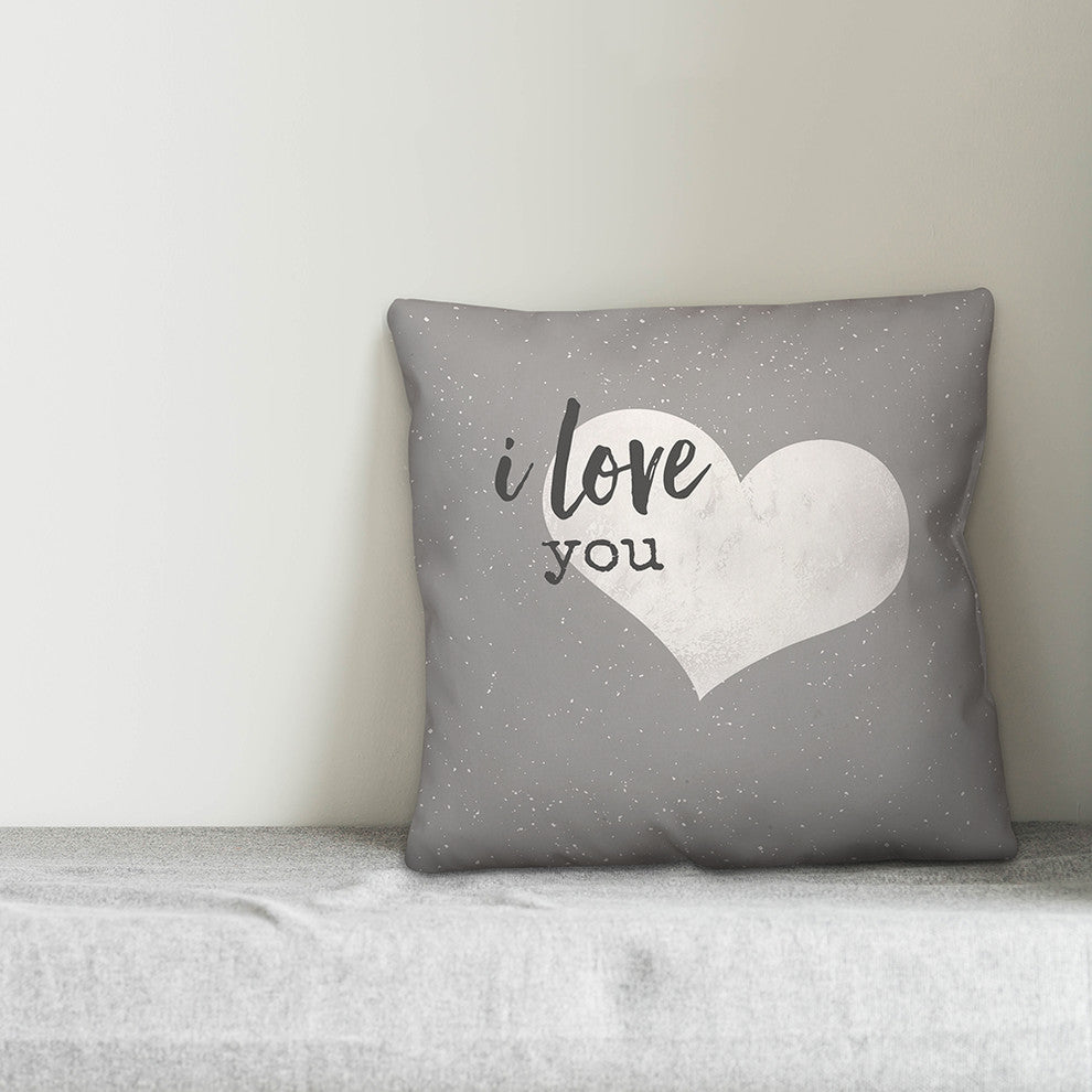 To the moon and back reversible 18x18 Throw Pillow