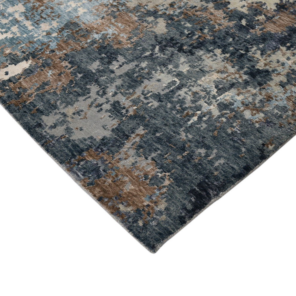Serena Mindy Area Rug, Blue, 9' x 12', Abstract