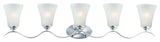 Maxim 12085FT Vital 5 Light 41"W Bathroom Vanity Light - Polished Chrome