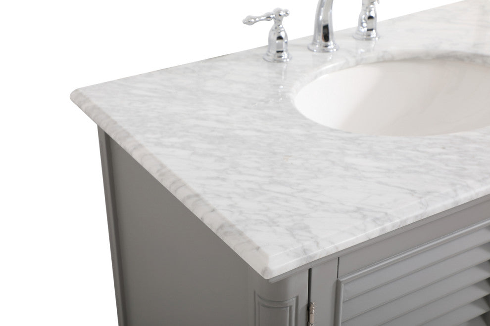Home Living 36" Single Bathroom Vanity, Gray