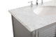 Home Living 36" Single Bathroom Vanity, Gray