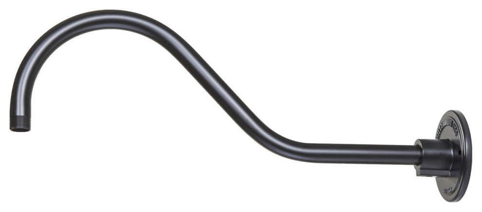 Millennium RGN22-ASB Goose Neck, Aluminum Satin Black Finish