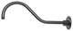 Millennium RGN22-ASB Goose Neck, Aluminum Satin Black Finish