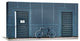 "No Bikes Please" Stretched Canvas Giclee by Linda Wride, 30x17"