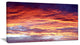 "Colorful Sunset Skies With Clouds" Extra Large Wall Art Landscape, 40"x20"