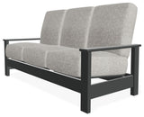 Leeward Deep Seat 3-Seat Outdoor Sofa, Hither Pewter/Graphite