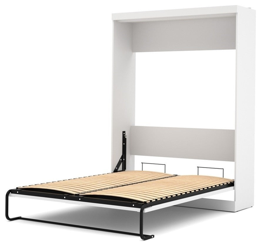 Bestar Pur By Bestar 126 Queen Wall Bed Kit, White