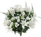 40-Stem Artificial Full Blooming Lily, Rose Bud, Carnation, Mum, Cream
